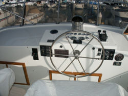 photo of  Hatteras Cockpit Motoryacht