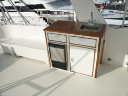 photo of  Hatteras Cockpit Motoryacht