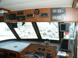 photo of  Hatteras Cockpit Motoryacht