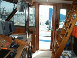 photo of  Hatteras Cockpit Motoryacht