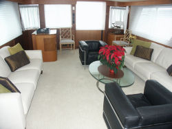 photo of  Hatteras Cockpit Motoryacht
