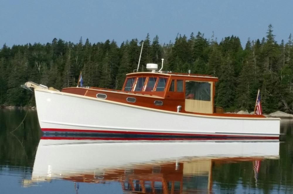 1973 Bunker & Ellis Downeast Lobster Yacht Power Boat For ...