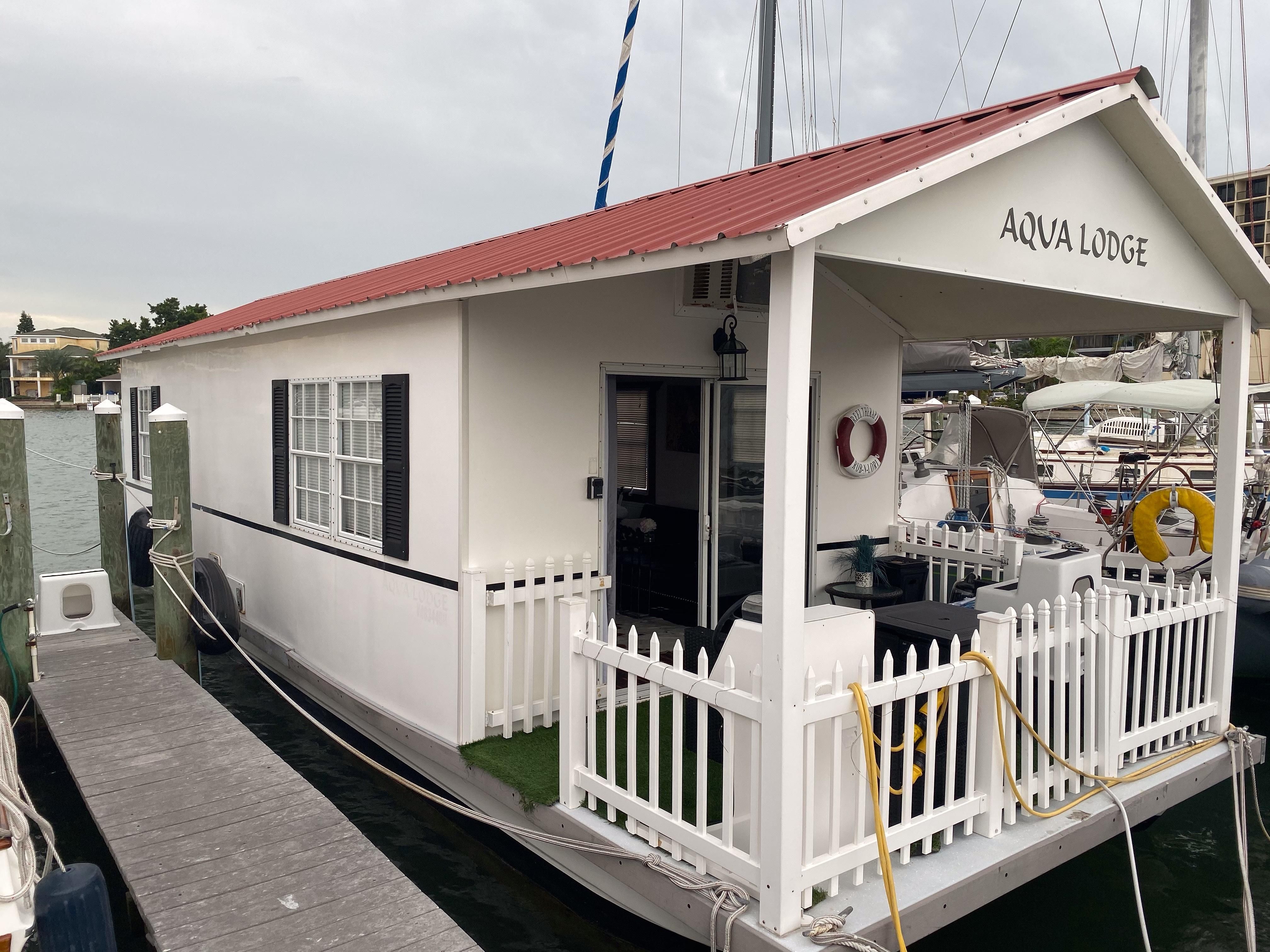 catamaran cruiser houseboat for sale