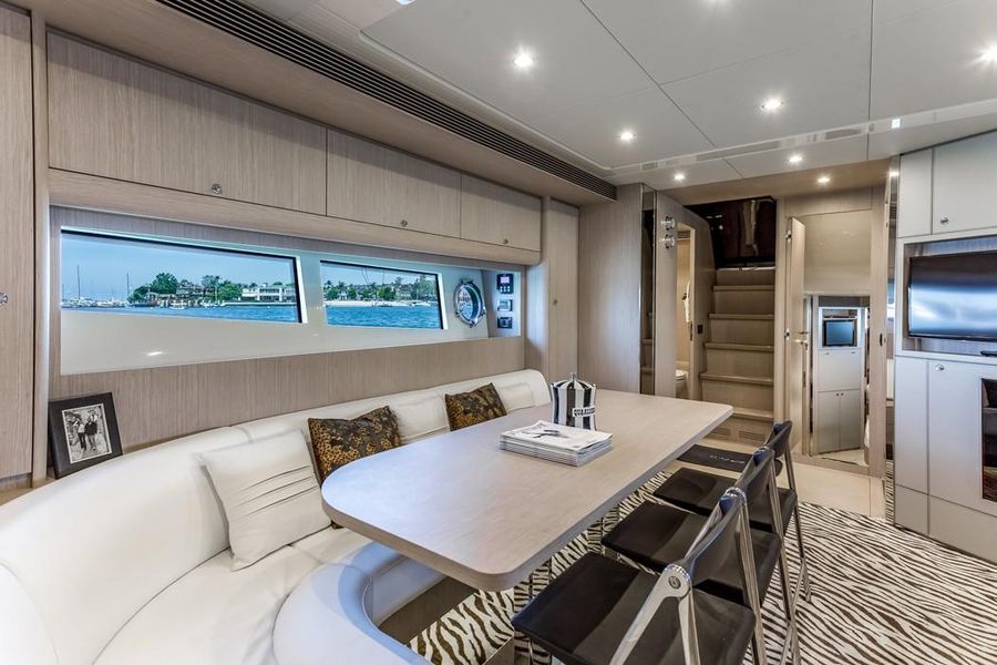 Riva 63 Virtus Luxury Yacht Salon Interior