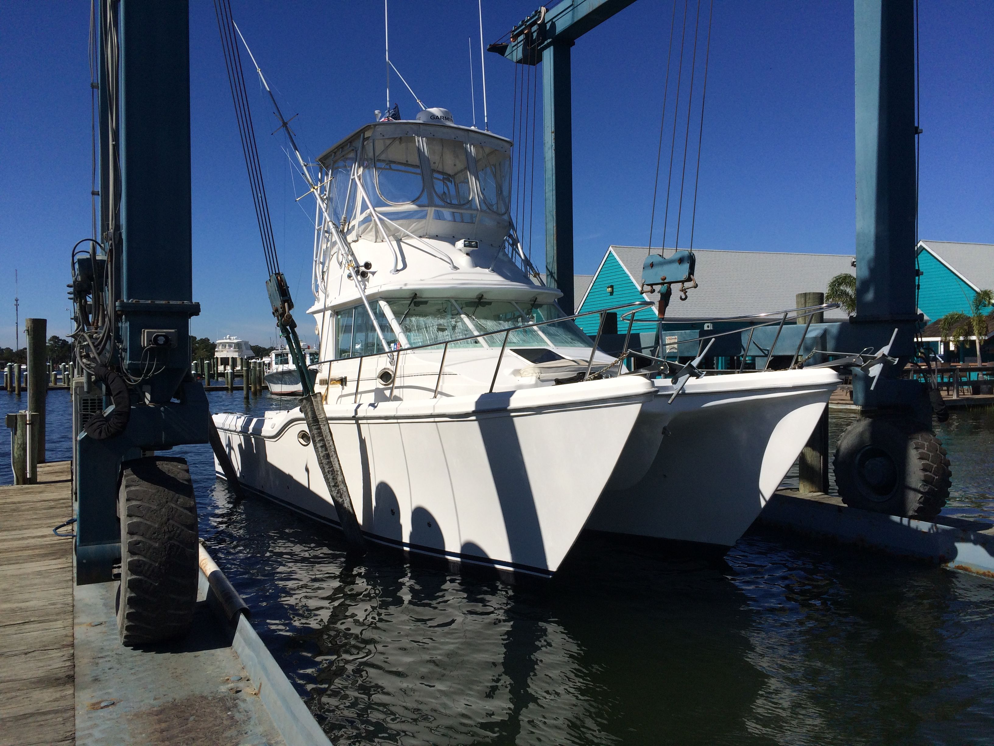 1999 baha cruisers 340 king cat power boat for sale - www