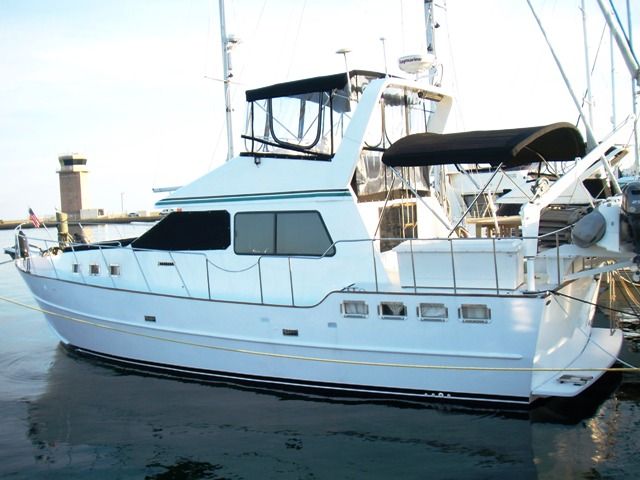 1990 Bruce Roberts 44 Steel Trawler Power Boat For Sale ...