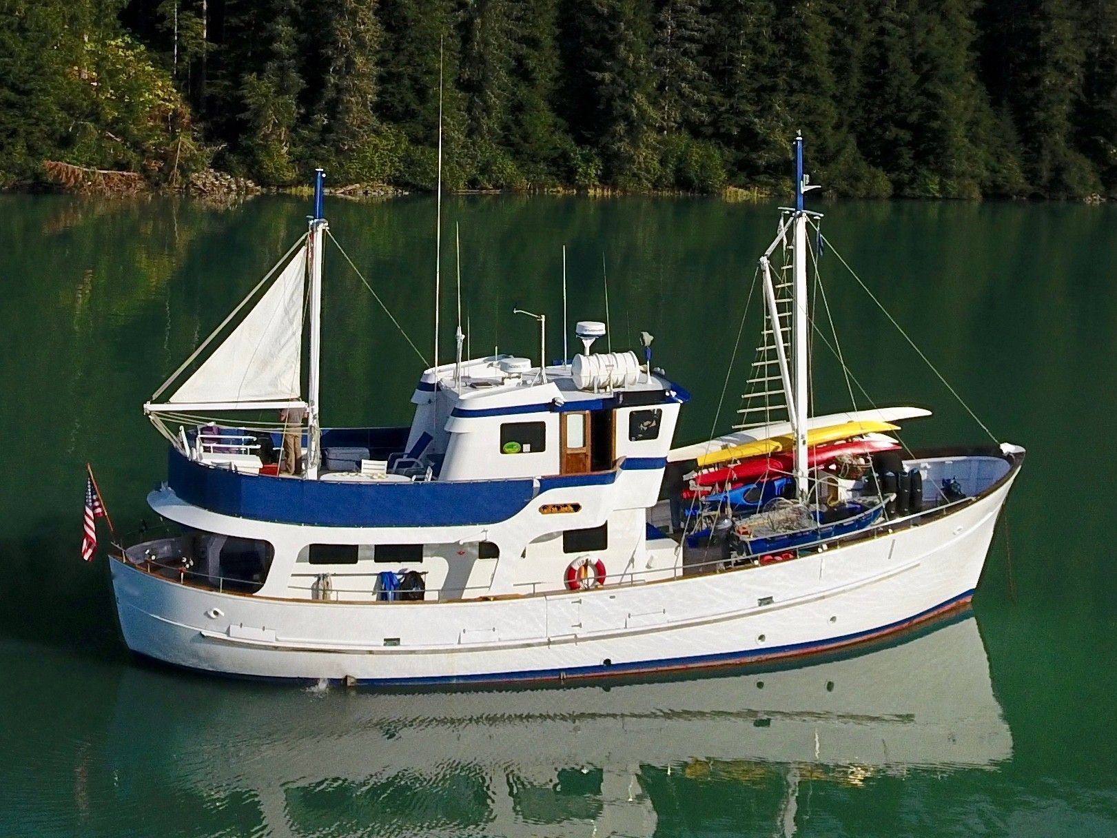 1972 Malahide Trawler Yacht Motor Boot zum Verkauf - www 
