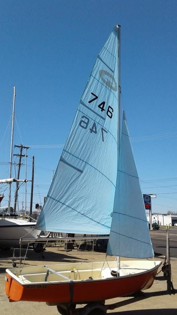 blue crab sailboat