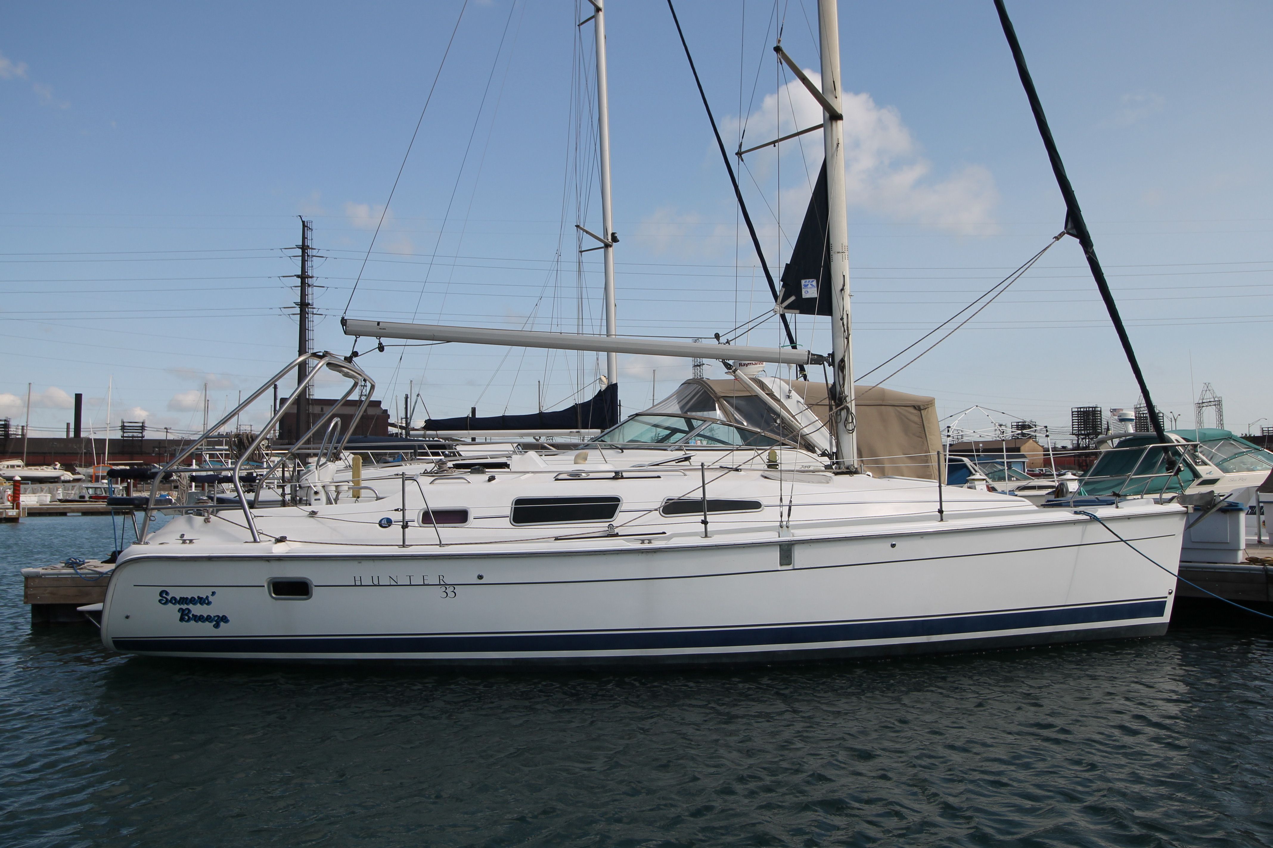 33 ft hunter sailboat for sale