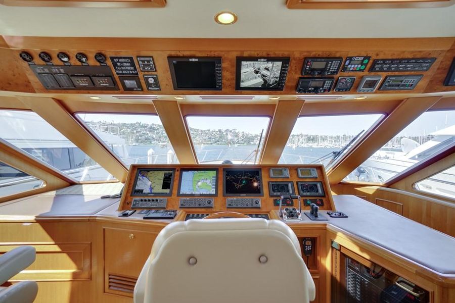 Offshore Yachts 76 Helm Station