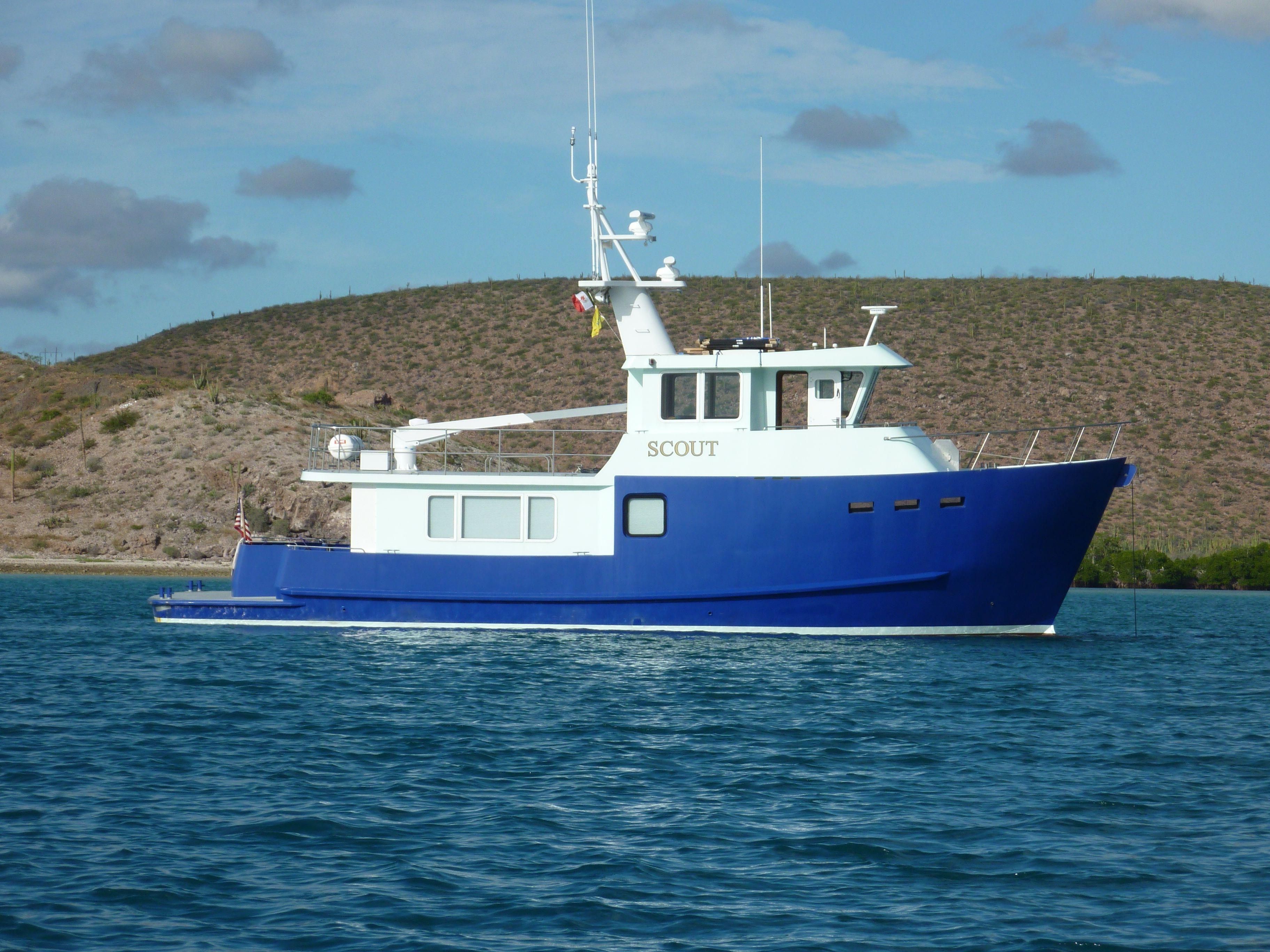 used steel trawler yachts for sale