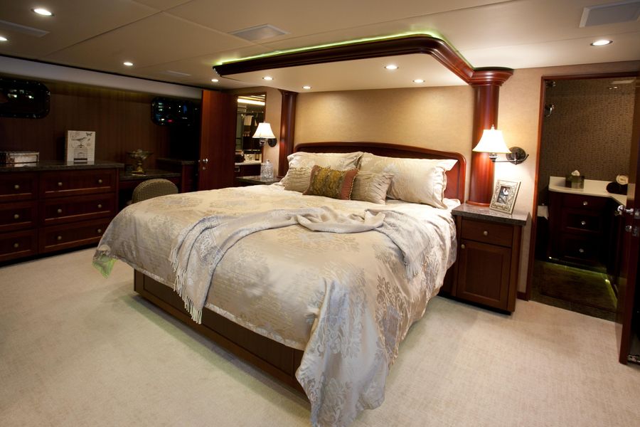 Broward 103 Megayacht Master Stateroom