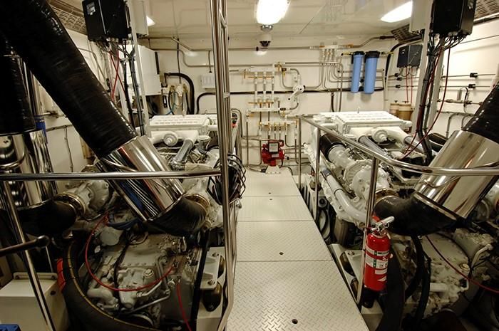 NorthCoast 82 Yacht Engine Room