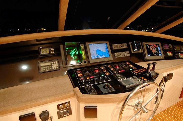 NorthCoast 82 Yacht Helm Controls