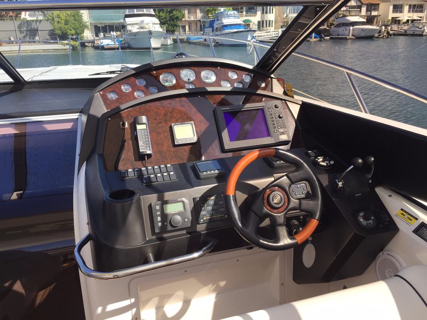Sunseeker 53 Portofino Yacht Helm Controls