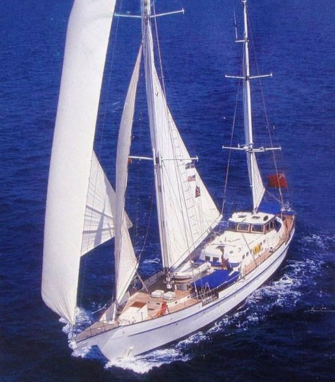1961 custom-built expedition yacht atalante sail boat for