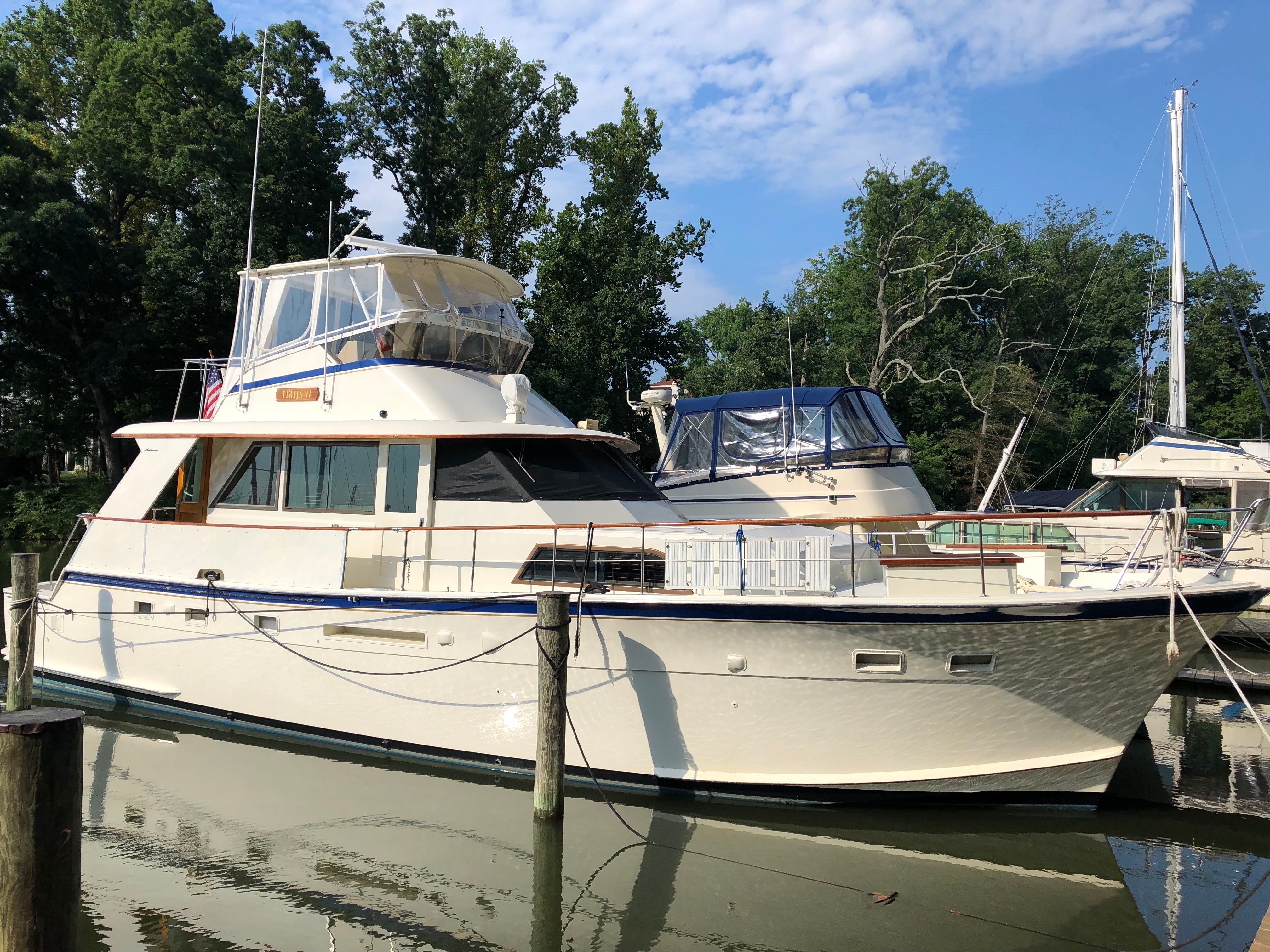 hatteras 53 yachtfish for sale
